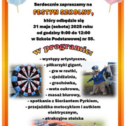Festyn Szkolny 31 maja (sobota) 2025 r. 
